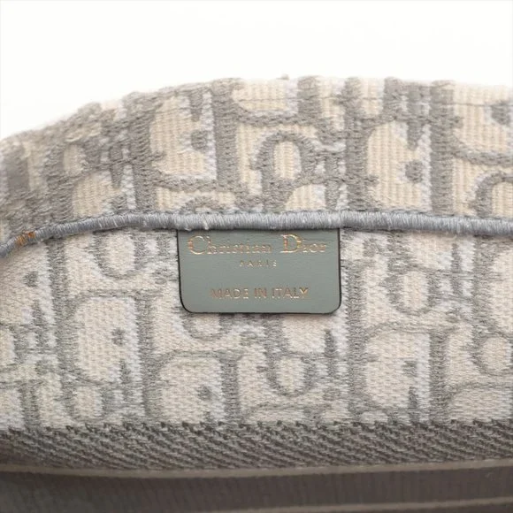 SOLD OUT ❌Christian Dior Medium Book Tote canvass Tote bag Grey - Picture 8 of 12